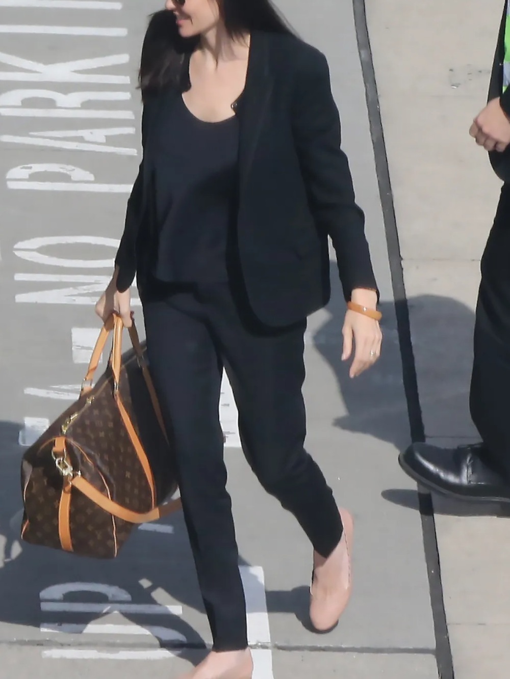 Chloe Ballet Flats  ASO on Angelina Jolie